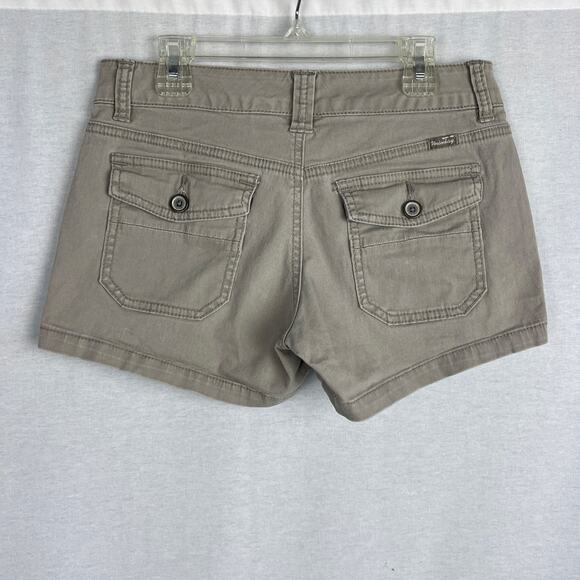 Vintage Union Bay Shorts Juniors Y2K Low Rise Micro Mini Khaki Grunge Granola - Picture 4 of 7